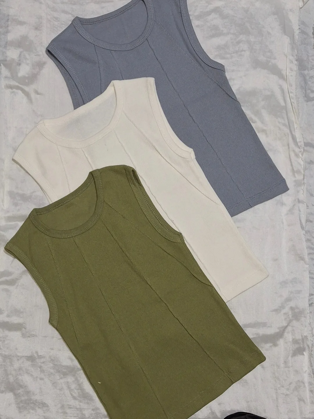 تاپ کراپ نخی آستین حلقه ای سایز ۳۲ تا ۴۴